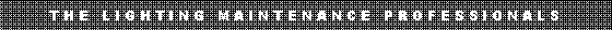 Text Box: THE LIGHTING MAINTENANCE PROFESSIONALS